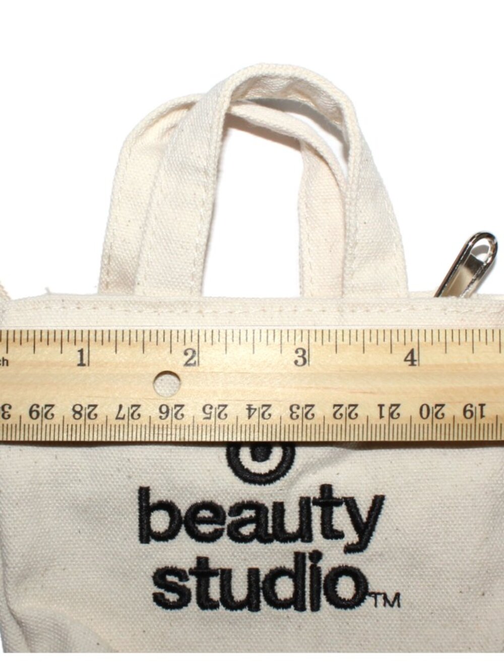 Target Beauty Studio Limited Edition Collectible Mini Canvas Tote Bag Keychain - Picture 4 of 14